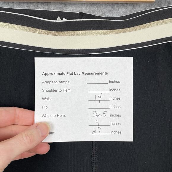 Champion Womens Base Layer Metallic Spellout Leggings Size L Athleisure Stretch - Picture 8 of 9